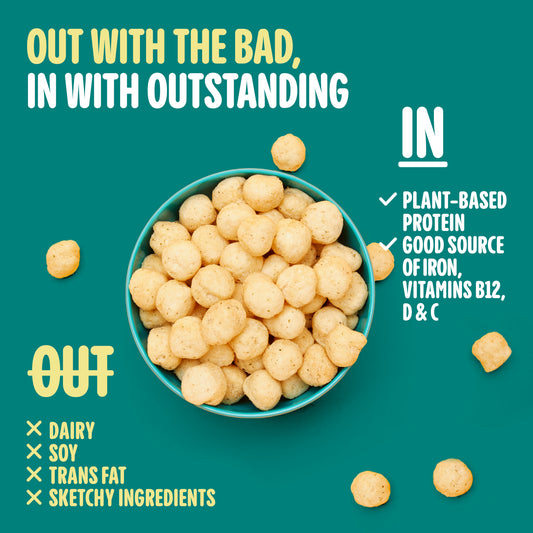 Outstanding Cheese Balls - Garlic Parmesan / Snack Size 1.25oz / 8 Pack